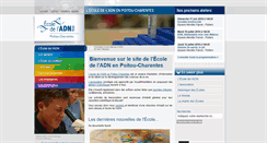 Desktop Screenshot of ecole-adn-poitiers.org